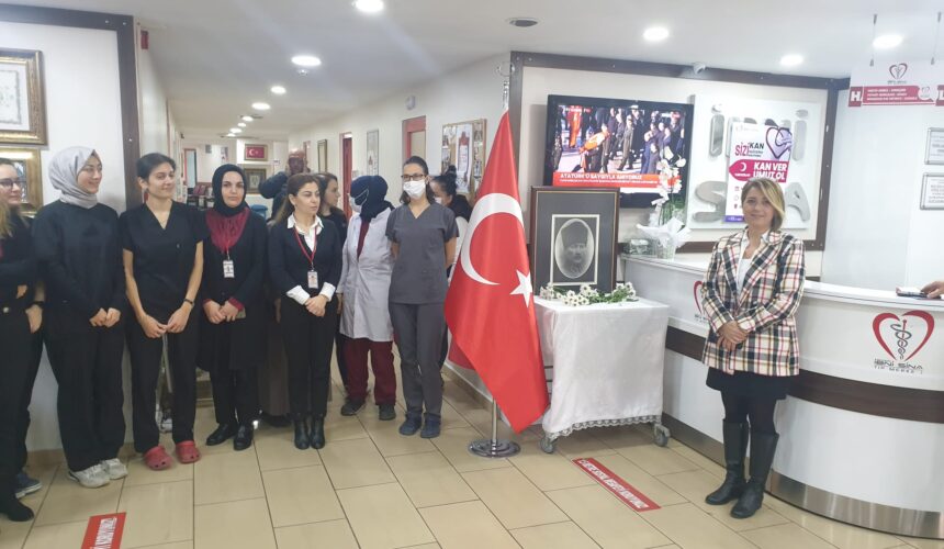 İbni Sina Tıp Merkezi ailesi olarak Atatürk’ü Andık